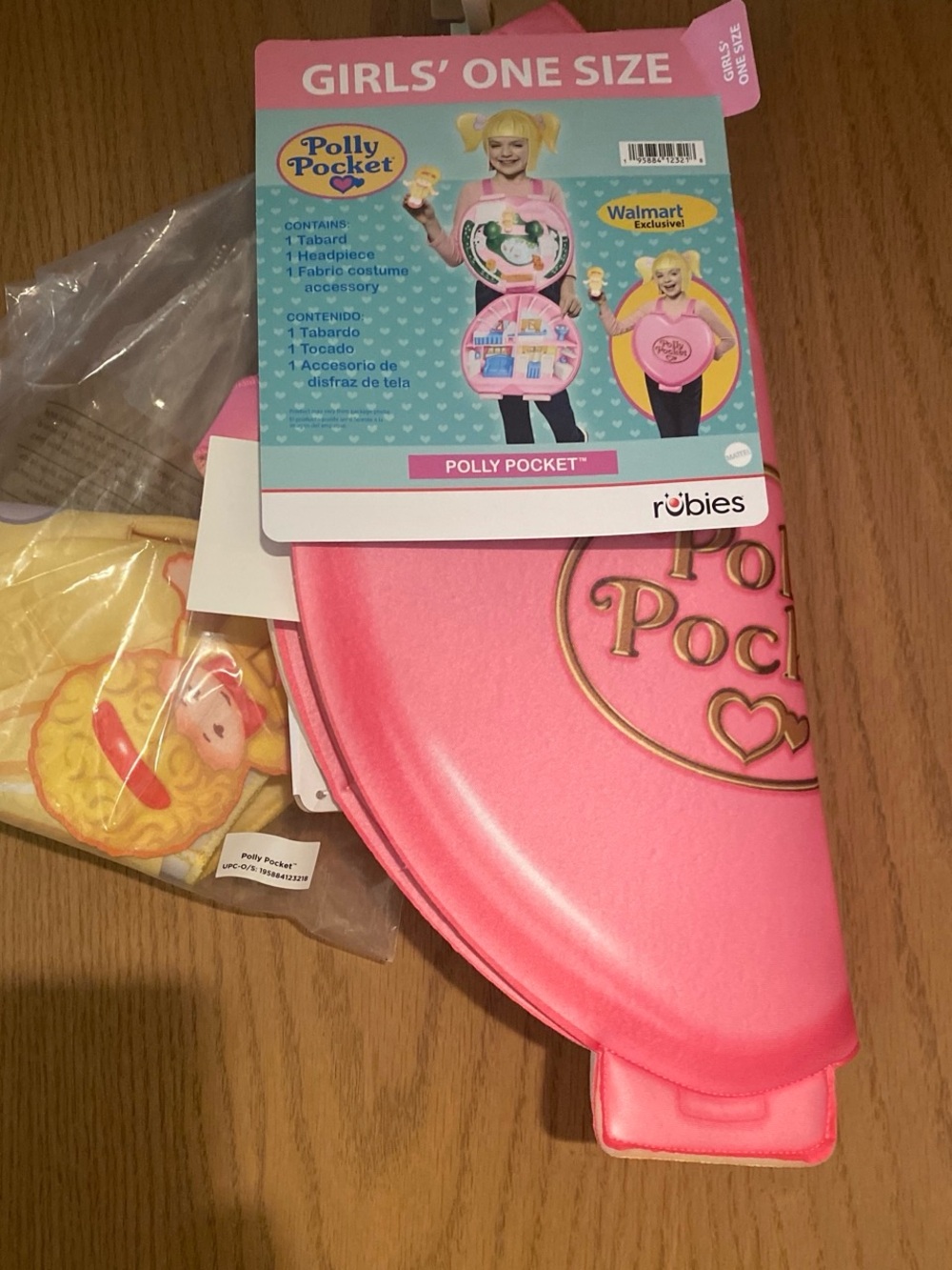 Polly Pocket Kids' Pink Play Case Costume one size new - Picture 1 of 3